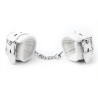 BDSMaster Menottes de chevilles Cuff Bomb Blanches 